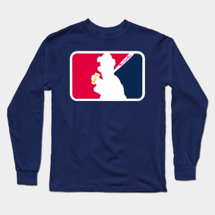 Blooper Mascot Major League Brews Long Sleeve T-Shirt